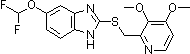 PI-11629 5-Difluoromethoxy-2-[(3,4-dimethoxy-2-pyridinyl)methyl]thio-1H-benzimidazole (102625-64-9)