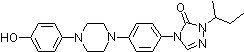 PI-11630 2,4-Dihydro-4-[4-[4-(4-hydroxyphenyl)-1-piperazinyl]phenyl]-2-(1-methylpropyl)-3H-1,2,4-triazole-3-one (89848-21-5)