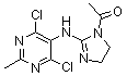 PI-12166 4,6-Dichloro-2-methyl-5-(1-acetyl-2-imidazoline-2-yl)aminopyrimidine (Not available)
