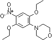 PI-12287 4-(2,5-Diethoxy-4-nitrophenyl)morpholine (86-16-8)