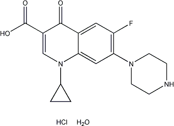 PI-12402 Ciprofloxacin Hydrochloride Monohydrate (86393-32-0)