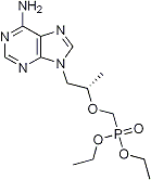 PI-12440 (R)-9-[2-(Diethylphosphonomethoxy)propyl]adenine (Not available)