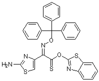 PI-12475 Benzothiazol-2-yl-(Z)-2-trityloxyimino-2-(2-aminothiazole-4-yl-)thioacetate (143183-03-3)