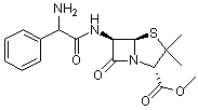 PI-12488 (2S,5R,6R)-6-(2-Amino-2-phenylacetylamino)-3,3-dimethyl-7-oxo-4-thia-1-aza-bicyclo[3.2.0]heptane-2-carboxylic acid (Not available)