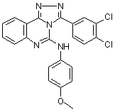 PI-12499 3-(3,4-Dichlorophenyl)-N-(4-methoxyphenyl)-[1,2,4]triazolo[4,3-c]quinazolin-5-amine (Not available)