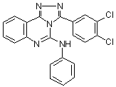 PI-12500 3-(3,4-Dichlorophenyl)-N-phenyl-[1,2,4]triazolo[4,3-c]quinazolin-5-amine (Not available)