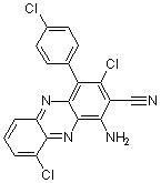 PI-12521 1-Amino-3,9-dichloro-4-(4-chlorophenyl)phenazine-2-carbonitrile (Not available)