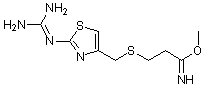 PI-12551 Methyl 3-{[2-(diaminomethyleneamino)thiazol-4-yl]methylthio}propanimidate (76823-94-4)