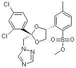 PI-12589 cis-[2-(2,4-Dichlorophenyl)-2-(1H-1,2,4-triazol-1-yl-methyl)-1,3-dioxolan-4-yl]methyl 4-toluenesulfonate (Not available)