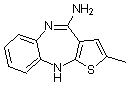 PI-12619 4-Amino-2-methyl-10H-thieno(2,3-b)(1,5)-benzodiazepine HCl (138564-60-0  )