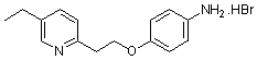 PI-12629 4-[2-(5-Ethyl-2-pyridinyl)]ethoxyaniline hydrobromide (Not available)