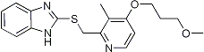 PI-12634 2-{[4(3-Methoxypropoxy)-3-methyl pyridine-2-yl]methylthio}-1H-benzimidazole (Not available)