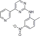 PI-12657 N-(2-Methyl-5-nitrophenyl)-4-(3-pyridyl)-2-pyrimidineamine (Not available)