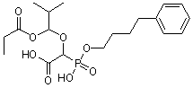 PI-13043 2-Methyl-1-(propionoxy)propoxy(4-phenylbutyl)phosphonoacetic acid (Not available)