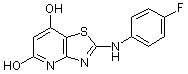 PI-13351 2-(4-Fluorophenylamino)thiazolo[4,5-b]pyridine-5,7-diol (Not available)