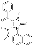 PI-13358 Methyl 3-benzoyl-1-(naphthalen-1-yl)-4,5-dioxo-4,5-dihydro-1H-pyrrole-2-carboxylate (Not available)