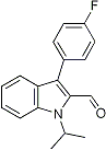 PI-13427 3-(4-Fluorophenyl)-1-isopropyl-1H-indole-2-carbaldehyde (101125-34-2)