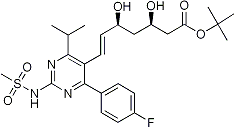 PI-13436 (+)-(3R,5S),tert-Butyl 7-[4-(4-Fluorophenyl)-6-isopropyl-2-(N-methylsulphonylamino)pyrimidine-5-yl]-3,5-dihydroxy-6(E (Not available)