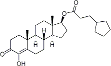 PI-13465 4-Hydroxytestosterone cypionate (Not available)