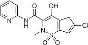 PI-13517 6-Chloro-4-hydroxy-2-methyl-1,1-dioxo-2,5-dihydro-1H-1l6-cyclopenta[e][1,2]thiazine-3-carboxylic acid  (Not available)