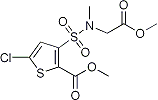 PI-13523 5-Chloro-3-(methoxycarbonylmethylmethylsulfamoyl)thiophene-2-carboxylic acid methyl ester (Not available)