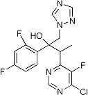 PI-13525 3-(6-Chloro-5-fluoropyrimidin-4-yl)-2-(2,4-difluorophenyl)-1-[1,2,4]triazol-1-yl-butan-2-ol (Not available)