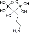 PI-13526 (4-Amino-1-hydroxy-1-phosphonobutyl)phosphonic acid (66376-36-1)