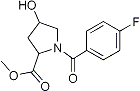 PI-13724 1-(4-Fluorobenzoyl)-4-hydroxypyrrolidine-2-carboxylic methyl ester (Not available)