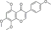 PI-13877 8-Hydroxygenistein-5,7,8,4'-tetramethyl ether (Not available)