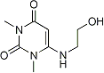PI-13992 6-(2-Hydroxyethylamino)-1,3-dimethyl-1H-pyrimidine-2,4-dione (5770-44-5)