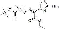 PI-14006 2-[(2-Aminothiazol-4-yl)ethoxycarbonylmethyleneaminooxy]-2-methylpropionic acid tert-butyl ester (Not available)