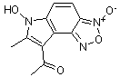 PI-14039 8-Acetyl-6-hydroxy-7-methyl-6H-[1,2,5]oxadiazolo[3,4-e]indole 3-oxide (159325-85-6)