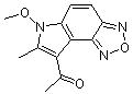 PI-14040 1-(6-Methoxy-7-methyl-6H-[1,2,5]oxadiazolo[3,4-e]indol-8-yl)ethanone (306935-64-8)
