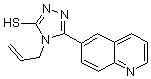 PI-14057 4-(Allyl)-5-(quinol-6-yl)-1,2,4-triazole-3-thiol (306935-48-8)