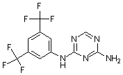 PI-14061 2-Amino-4-[3,5-bis(trifluoromethyl)phenyl]amino-1,3,5-triazine (66088-50-4)