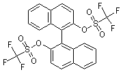PI-14192 (R)-1,1'-Binaphthyl-2,2'-diyl bis(trifluoromethane)sulphonate (126613-06-7)