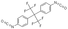 PI-14200 2,2-Bis(4-isocyanatophenyl)hexafluoropropane (10224-18-7)
