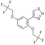 PI-14215 4-[2,5-Bis(2,2,2-trifluoroethoxy)phenyl]-1,2,3-thiadiazole (175205-47-7)