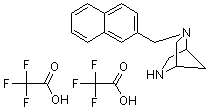 PI-14545 2-Naphthalen-2-yl-methyl-2,5-diazabicyclo[2.2.1]heptane ditrifluoroacetate (Not available)