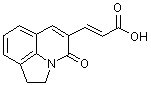 PI-14665 (2E)-3-(4-Oxo-1,2-dihydro-4H-pyrrolo[3,2,1-ij]quinolin-5-yl)acrylic acid (Not available)