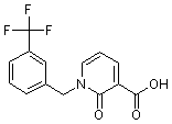 PI-14699 2-Oxo-1-[3-(Trifluoromethyl)benzyl]-1,2-dihydro-3-pyridine carboxylic acid (Not available)