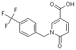 PI-14702 6-Oxo-1-[4-(trifluoromethyl)benzyl]-1,6-dihydro-3-pyridine carboxylic acid (Not available)