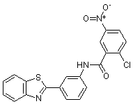 PI-14819 N-(3-Benzothiazol-2-yl-phenyl)-2-chloro-5-nitrobenzamide (Not available)