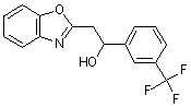 PI-14833 2-Benzoxazol-2-yl-1-(3-trifluoromethylphenyl)ethanol (Not available)