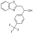 PI-14834 2-Benzoxazol-2-yl-1-(4-trifluoromethylphenyl)ethanol (Not available)