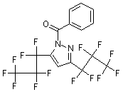 PI-14843 1-Benzoyl-3,5-bis(perfluoropropyl)pyrazole (Not available)
