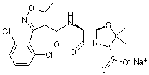 PI-14896 Dicloxacillin sodium (Not available)