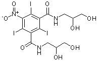 PI-15430 N,N'-Bis(2,3-dihydroxypropyl)-2,4,6-triiodo-5-nitro-1,3-benzenedicarboxamide (76820-34-3)