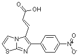 PI-15525 3-[6-(4-Nitrophenyl)imidazo[2,1-b]thiazol-5-yl]acrylic acid (Not available)