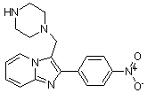 PI-15547 2-(4-Nitrophenyl)-3-piperazin-1-ylmethyl-imidazo-[1,2-a]pyridine (Not available)